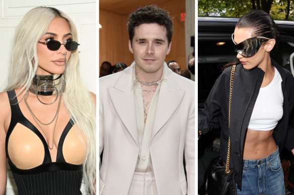 From left, Kim Kardashian, Brooklyn Beckham and Bella Hadid have been going about it all wrong. 