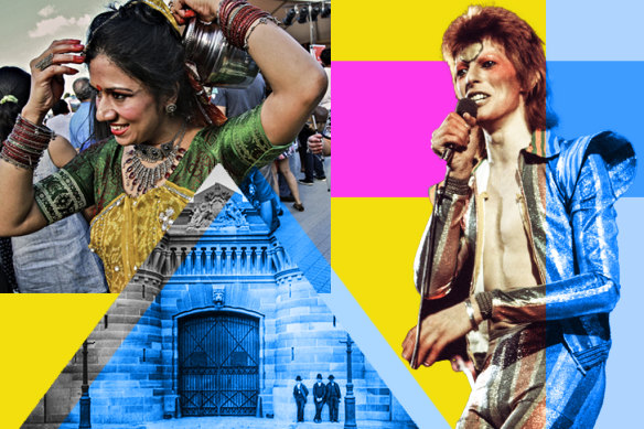 Daylight savings: Celebrate Diwali at Parramatta; dress-up as David Bowie at Haberfield; and take a tour of the Old Darlinghurst Gaol. 