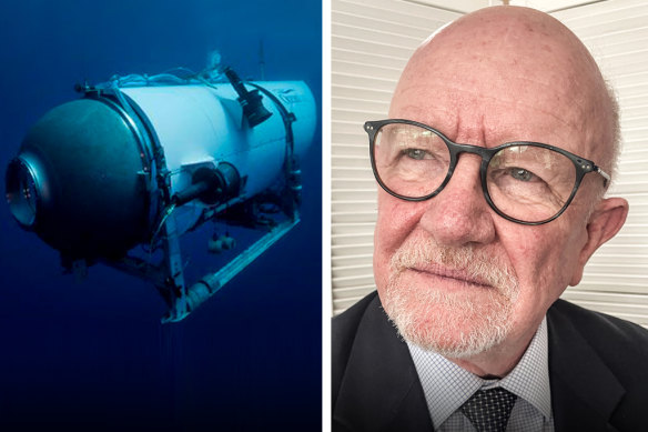 The doomed Titan submersible; submariner Frank Owen.