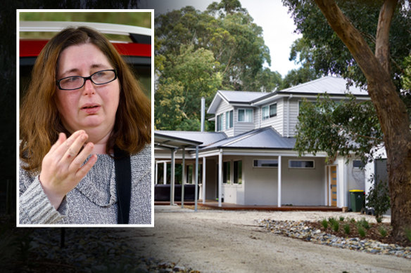 Erin Patterson’s home in Leongatha.