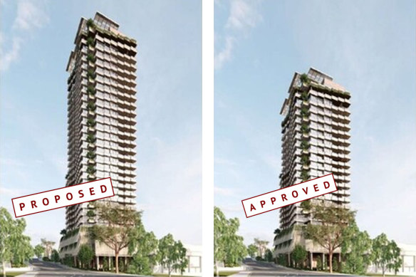 Aria wants to increase the height of its proposed tower near the Gabba, but won’t provide affordable housing.