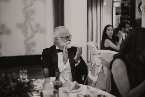 Richard Rigby at a Chinese-Australian wedding in 2021.