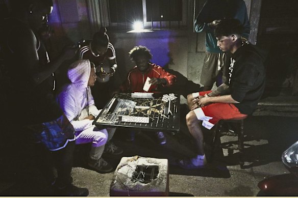 In Havana people play dominoes in the street during a blackout in March.