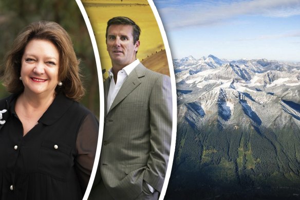 Australian billionaires Gina Rinehart and Tim Roberts have been behind efforts to start new metallurgical coal mines in the Canadian Rocky Mountains.