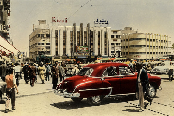 The centre of Beirut in 1954.