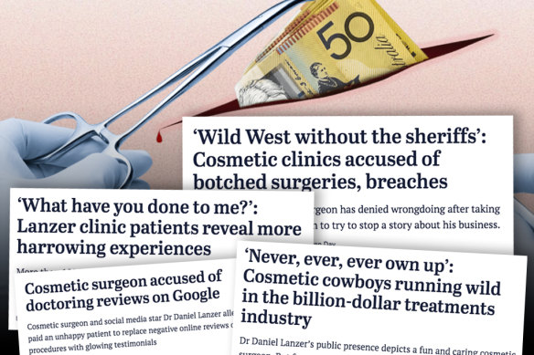 An investigation by The Age and Sydney Morning Herald has sparked a sweeping review of the cosmetic surgery sector