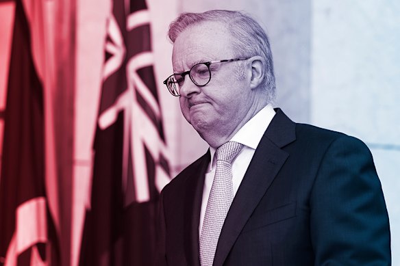 Anthony Albanese’s status as preferred prime minister and his likeability have been affected in the past month.