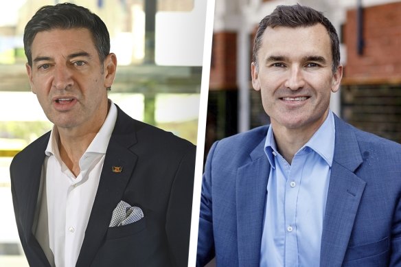 City of Perth Lord Mayor Basil Zempilas and Homelessness Minister John Carey are not seeing eye-to-eye on the shifting of a drop-in centre 200 metres down the road in Northbridge.