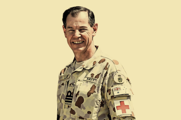 Paul Luckin in Afghanistan in 2009. He now advises search and rescue teams in Australia how long lost people have to live. 