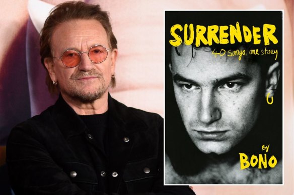 Bono tells the story of the rise of U2 with lofty metaphor and flamboyant drama in Surrender: 40 songs, one story.