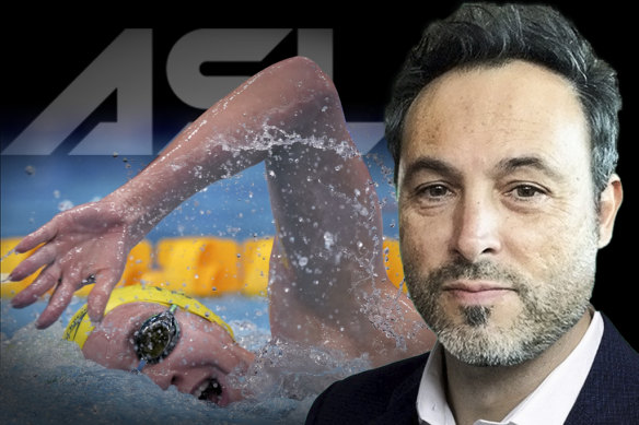 David Brandi, the principle investor of the proposed new Australian Swimming League, was convicted this year of tax fraud.