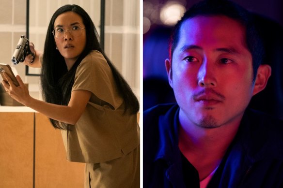 Ali Wong and Steven Yeun are completely in sync in Beef.