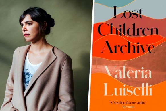 Author Valeria Luiselli and her novel Lost Children Archive.