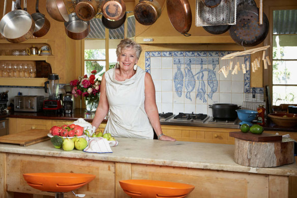  Maggie Beer at home in the Barossa.