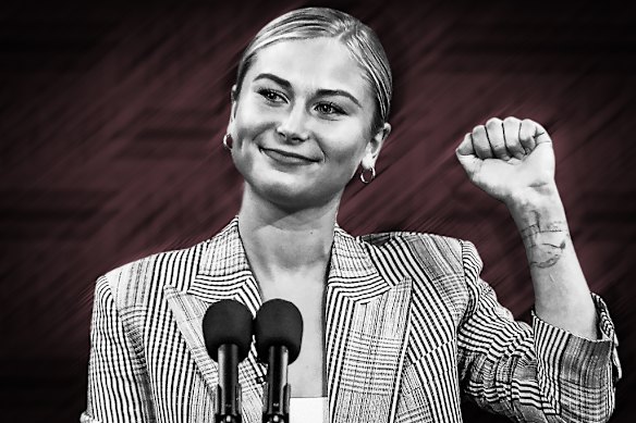 Former Australian of the Year, Grace Tame.