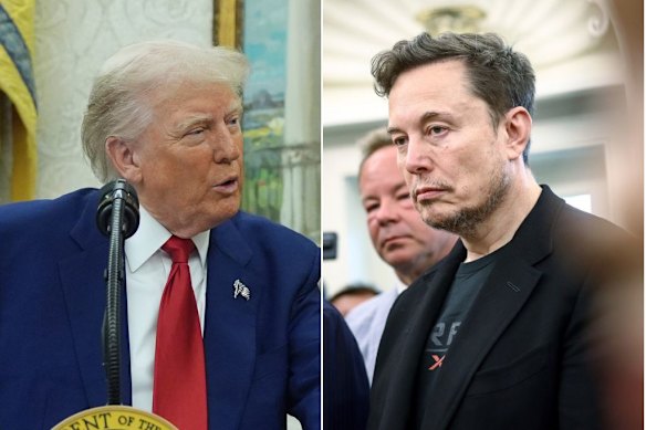 Donald Trump and Elon Musk.