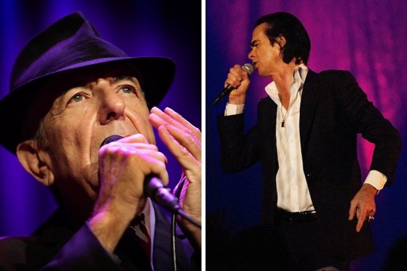 For music with melancholy, no look further than Leonard Cohen and Nick Cave.