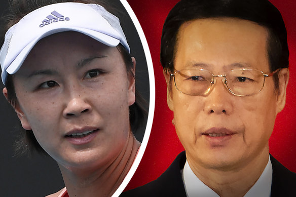 Peng Shuai accused former Chinese vice-premier Zhang Gaoli of sexually abusing her, before retracting the allegations.