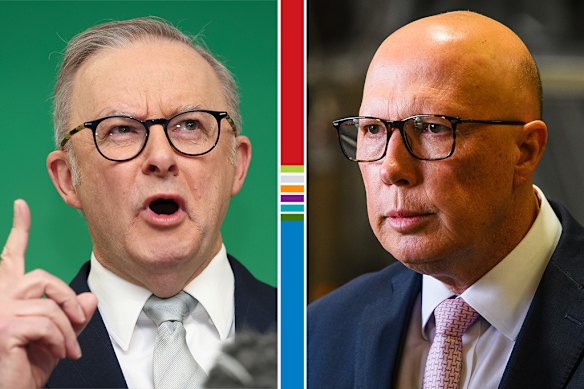 Prime Minister Anthony Albanese and Opposition Leader Peter Dutton.