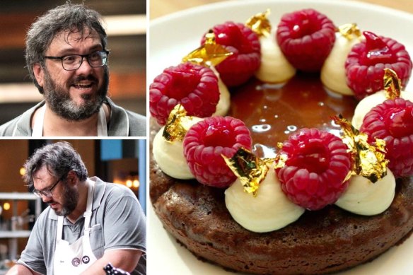 Ben Pobjie attempts to recreate the MasterChef Brownie during a pressure test.