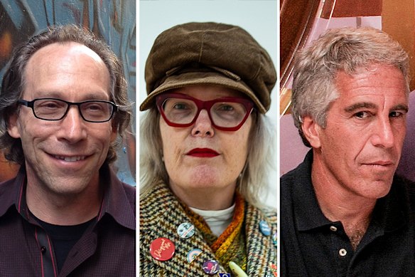 Melanie Thomson led the complaints about Lawrence Krauss (left), who turned to Jeffrey Epstein (right) for advice.