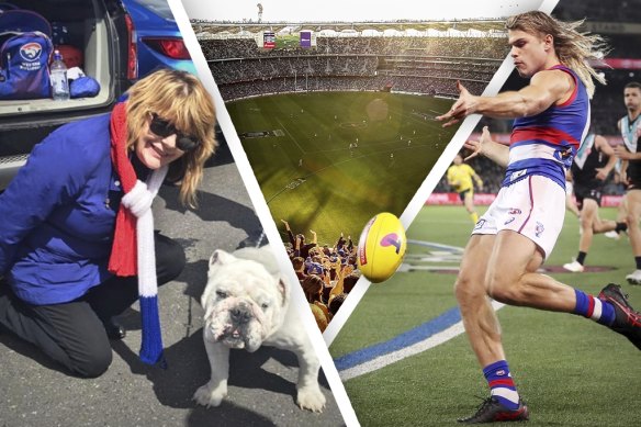 Western Bulldogs fan Kerry Leech has secured tickets to the Perth grand final thanks to the kindness of two strangers in Melbourne.