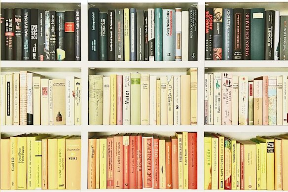 Colour-coding has had a moment as a way to make your books double as decor.