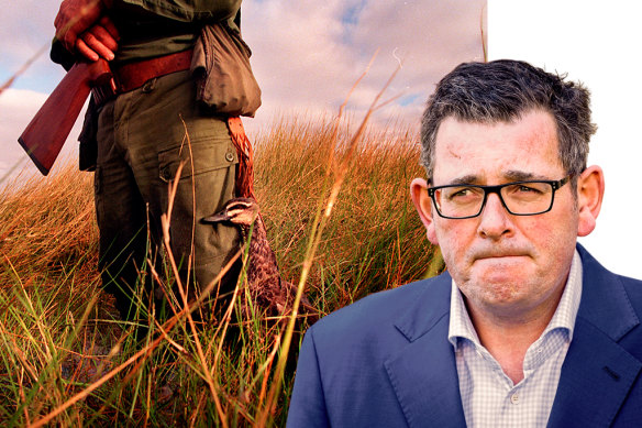 Duck hunting is a perennial issue for Premier Daniel Andrews.