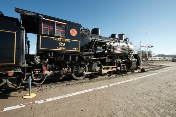 The Grand Canyon Railway … where you’ll be held up by fake cowboys.