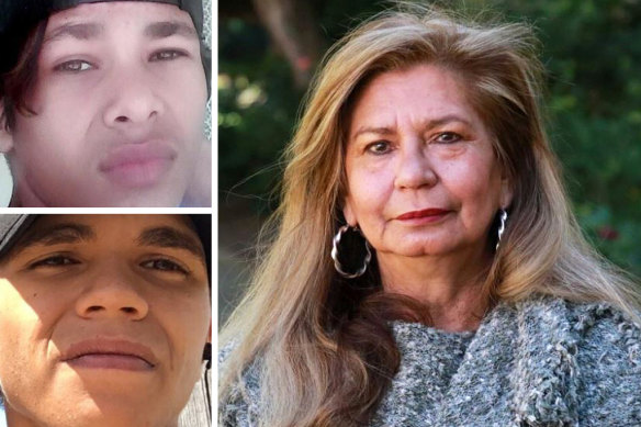 University of Western Australia professor of Indigenous studies Pat Dudgeon says the relationship between police and Indigenous youth is ‘not good’. Inset: Master Simpson, top, and Master Drage.