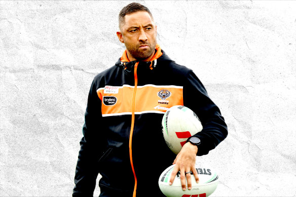 New Wests Tigers coach Benji Marshall.