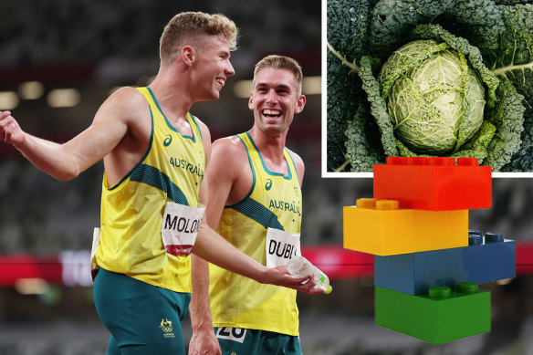 Australian decathletes Ashley Moloney and Cedric Dubler have been sent some strange gifts.