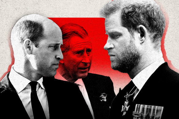 William, Charles and Harry.