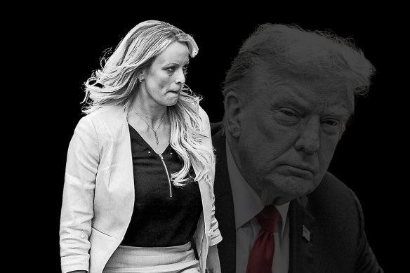 “What could possibly go wrong?” Donald Trump and former porn actress Stormy Daniels. 