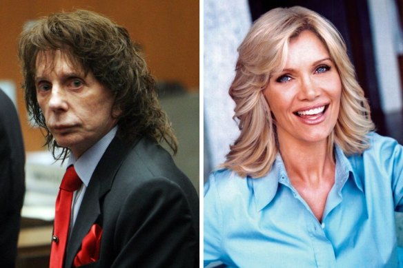 Phil Spector was convicted in 2009 of the murder of Lana Clarkson, right.