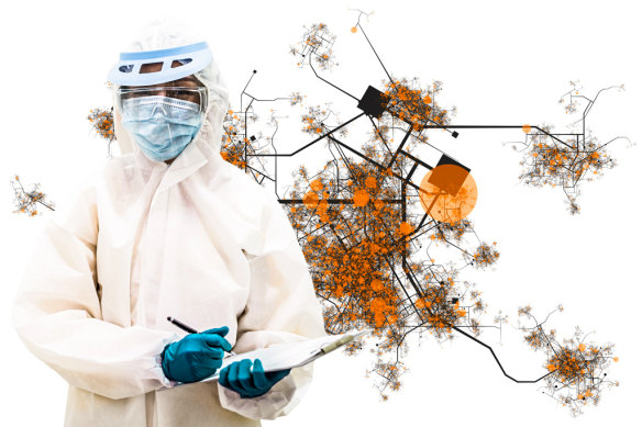 Contact tracing could get tougher with a large caseload in WA.