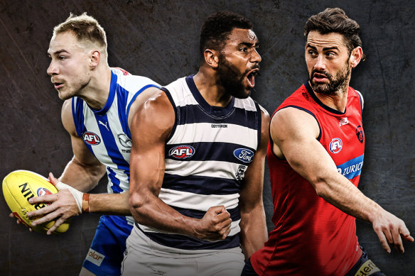 North Melbourne’s Ben McKay, Geelong’s Esava Ratugolea, and Melbourne’s Brodie Grundy will switch clubs in the next 10 days.