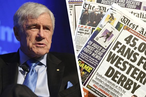 Seven West Media chairman Kerry Stokes.