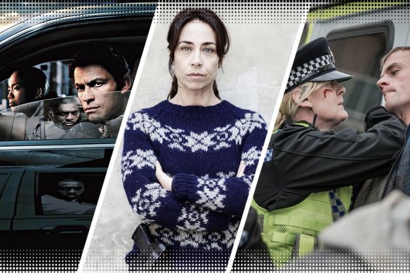 Some of the best shows in the police genre (from left): The Wire, The Killing and Happy Valley.