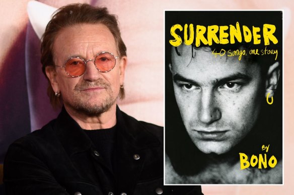 Bono tells the story of the rise of U2 in Surrrender.