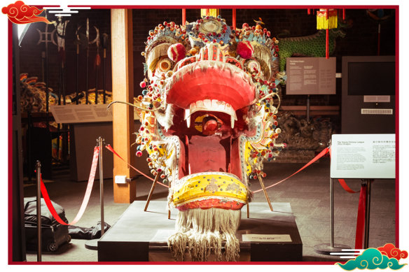 A dragon at the Museum of Chinese Australian History in Melbourne.