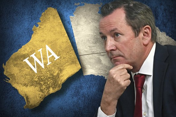 Premier Mark McGowan is contemplating a harder border between Western Australia and South Australia.