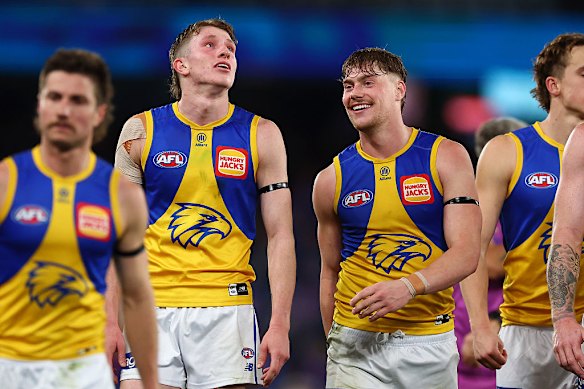 Willem Duursma and Harley Reid were among the highlights in their side’s loss to the Western Bulldogs.
