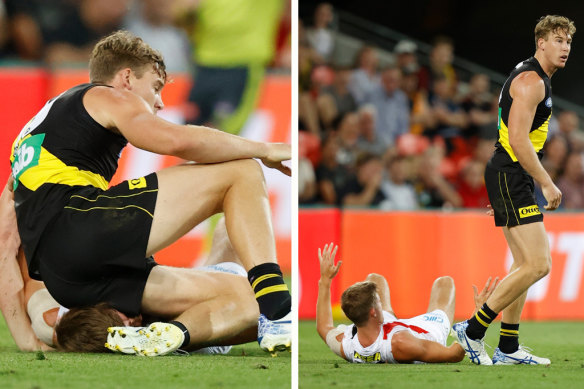 Tom Lynch's controversial moment.