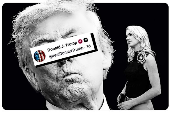 The prolific posting on social media by Donald Trump and his aide, Natalie Harp, is nothing new – but the joke is getting old.