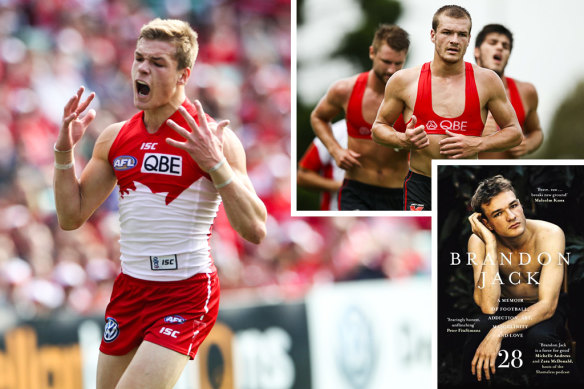 Former Sydney Swan Brandon Jack has released a memoir of his turbulent time in football.