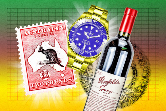 Collectables such as stamps, watches and wine could make you a few dollars.