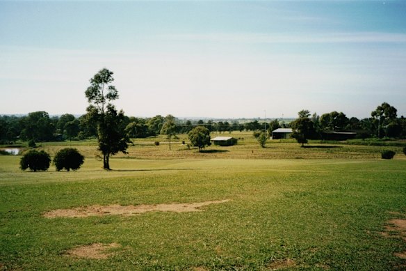 Rouse Hill Public Golf Course, pictured in 1999, was soon turned into a major shopping centre.