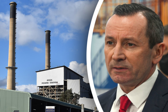 The WA government has committed to shutting its coal-fired power stations by 2030 but is still backing in gas projects that result in big emissions.
