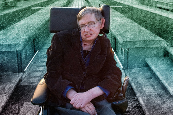 Physicist Stephen Hawking achieved only middling grades as a boy.